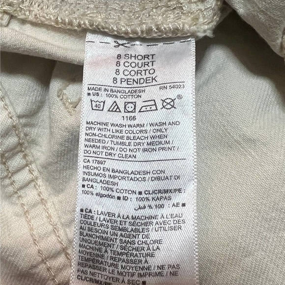 Old Navy Maternity Overalls Straight Leg Solid Cream Size 8R - Picture 6 of 12